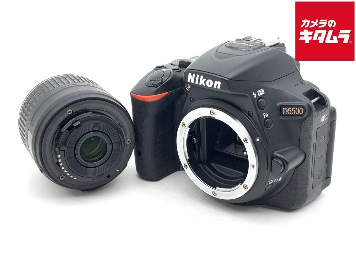 【中古】 【良品】 ニコン D5500 18-55 VR II レンズキット ブラック