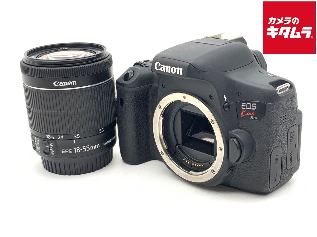 【中古】 【良品】 キヤノン EOS Kiss X8i EF-S 18-55mm IS STM レンズキット