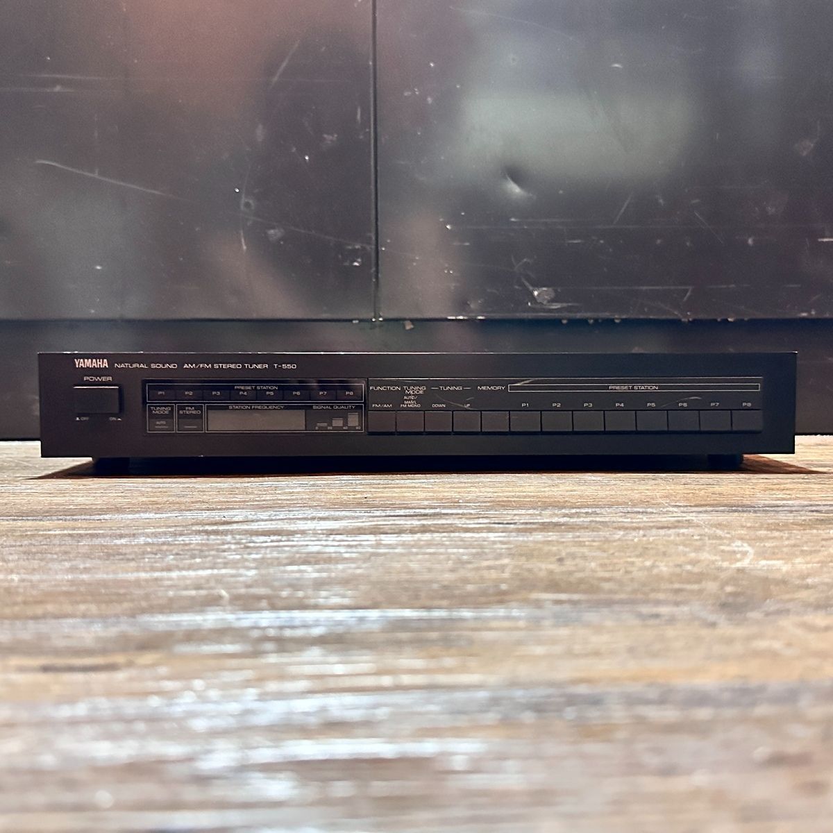 Yamaha T-550 Natural Sound AM/FM Stereo Tuner ヤマハ FM/AMチューナー ブラック