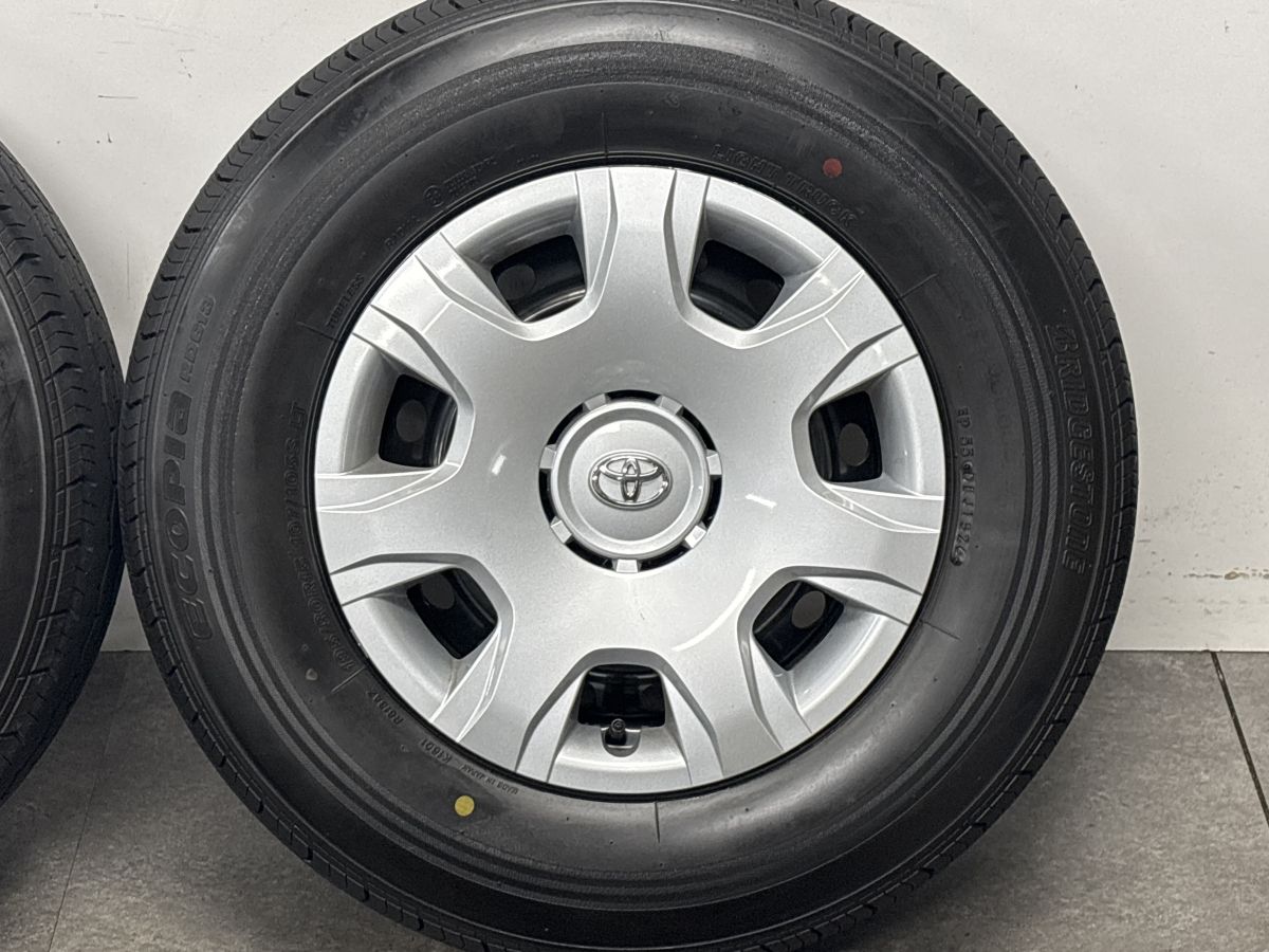 2026年製 バリ溝 美品】トヨタ 200 ハイエース 純正 15in 6J +35