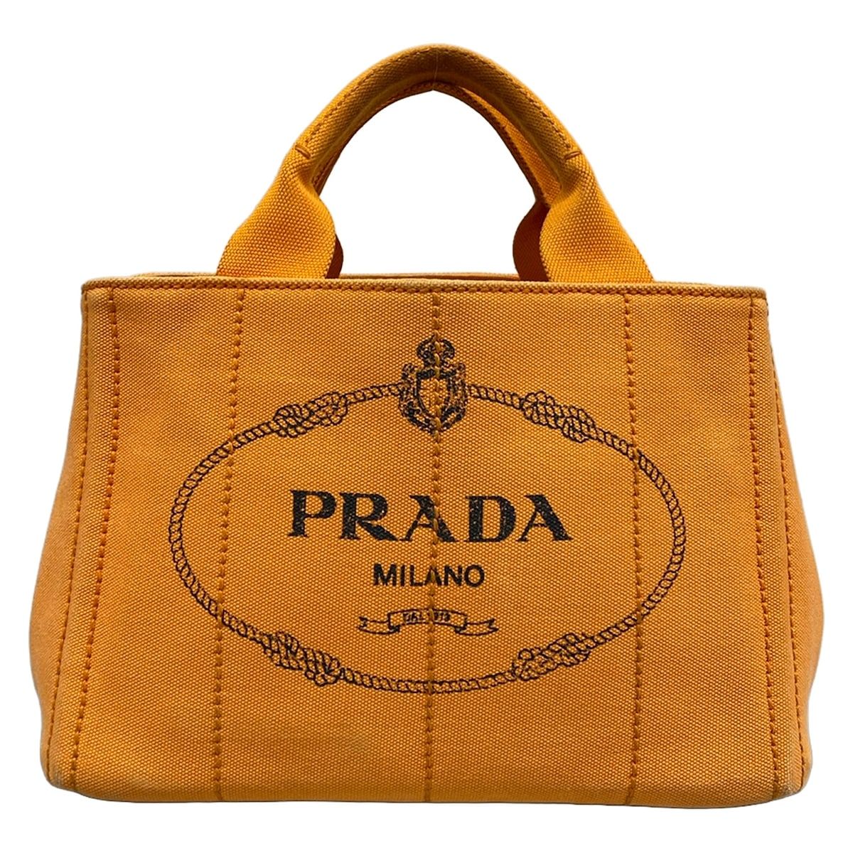PRADA(プラダ) トートバッグ CANAPA オレンジ