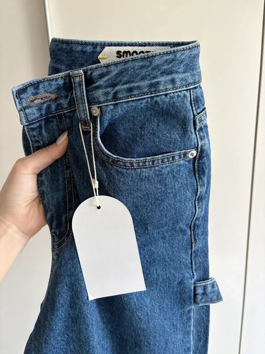 (タグ付き新品) Smooth Mood スムードムード デニムパンツ Sサイズ