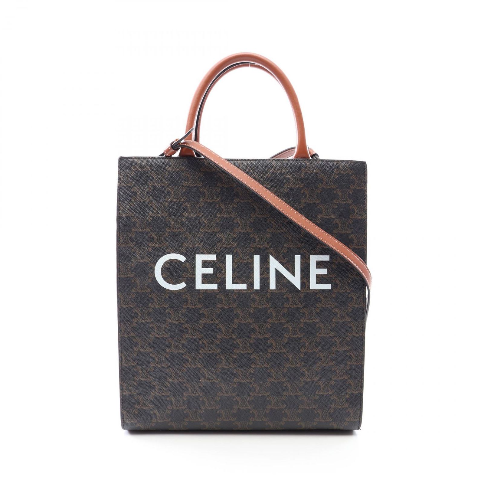 CELINE セリーヌ スモール バーティカル カバ トリオンフ 2WAY トートバッグ