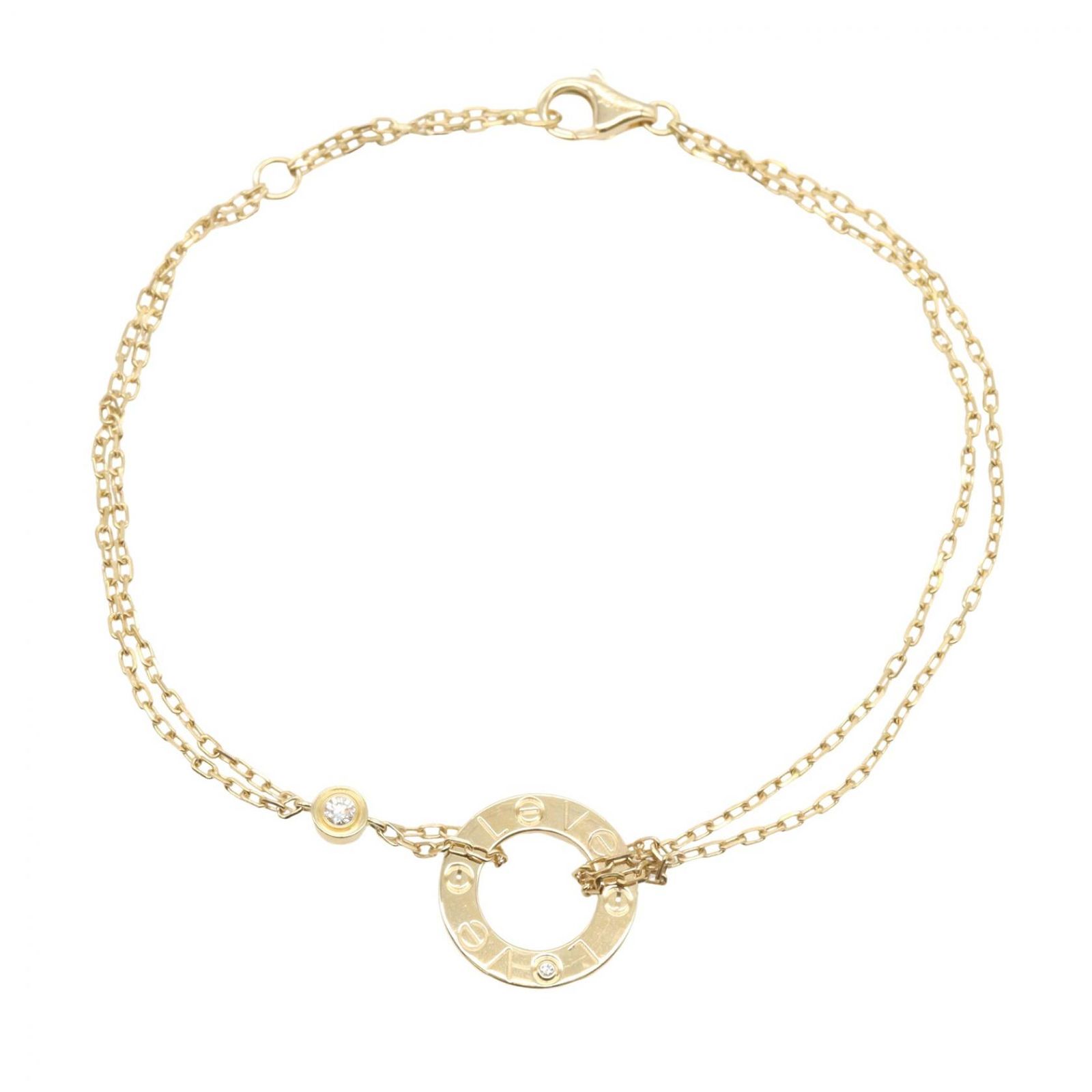 CARTIER カルティエ ラブサークル ブレスレット 2PD ブレスレット 165,400円