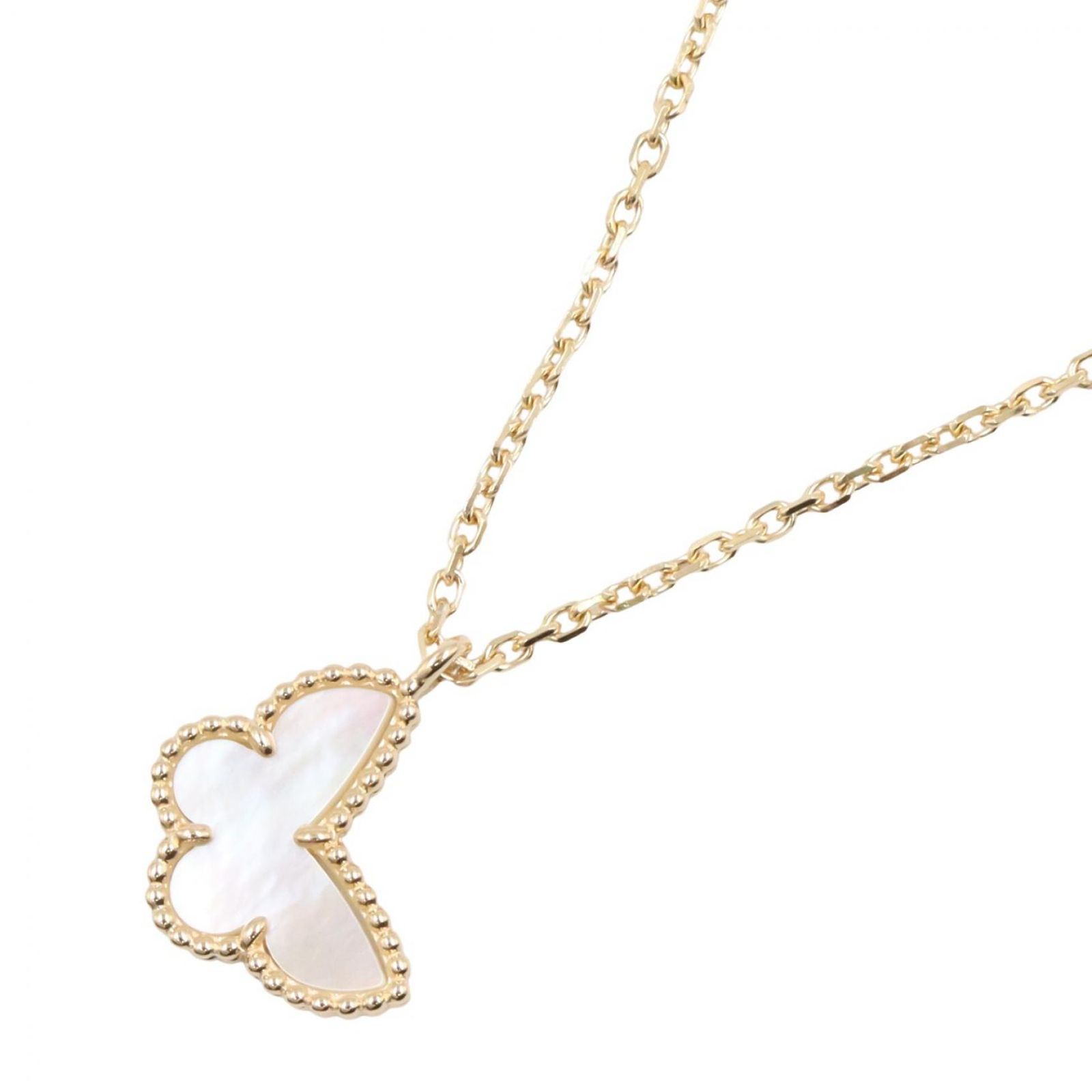 Van Cleef & Arpels ヴァンクリーフ＆アーペル スウィート パピヨン マザーオブパール ネックレス ネックレス
