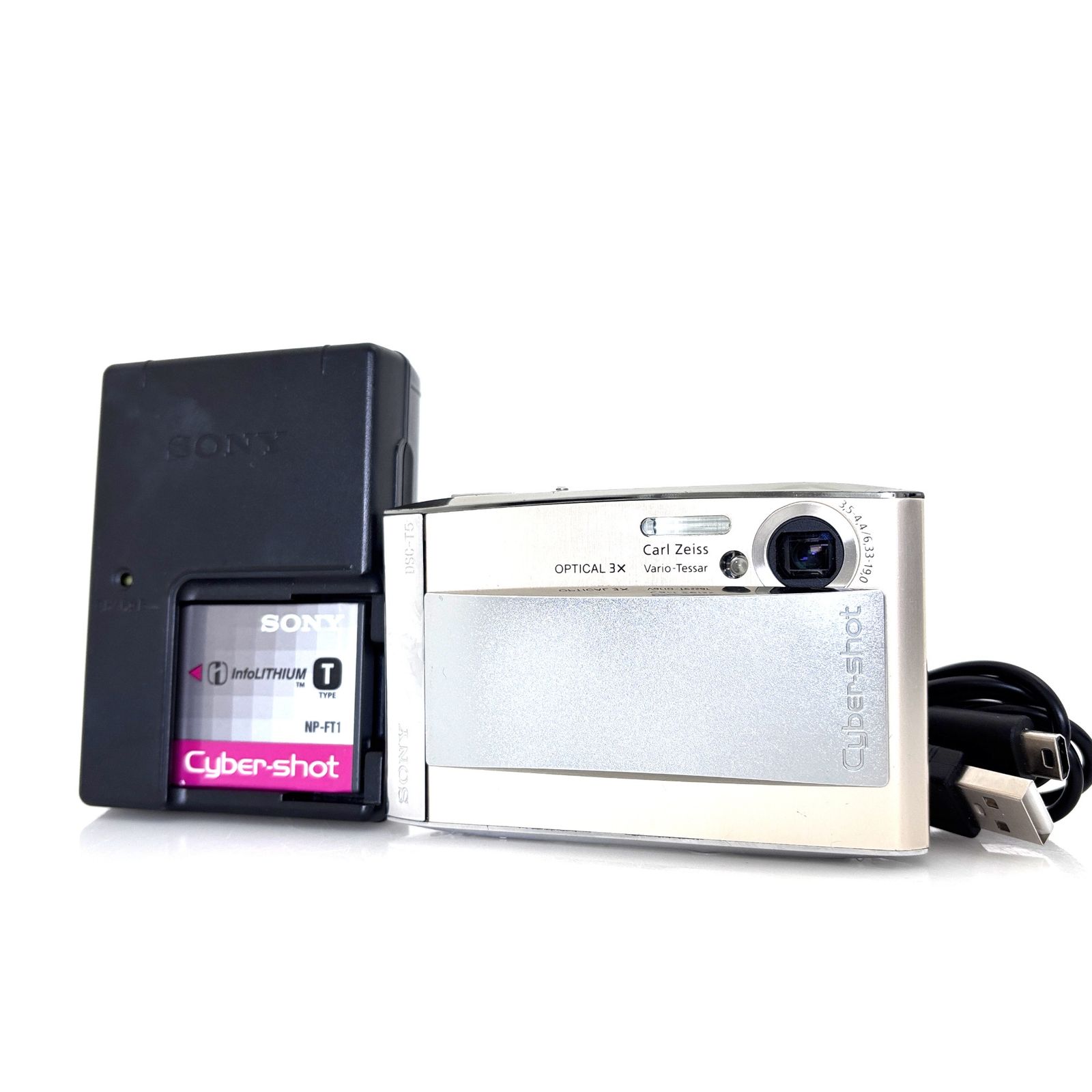 【ソニー】SONY Cyber-shot MPEG MOVIE VX コンパクトデジタルカメラ + バッテリー 充電器 #S585