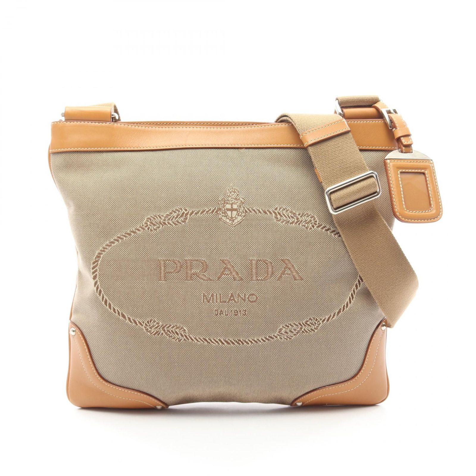 PRADA プラダ LOGO JACQUARD ロゴ ジャガード ショルダーバッグ