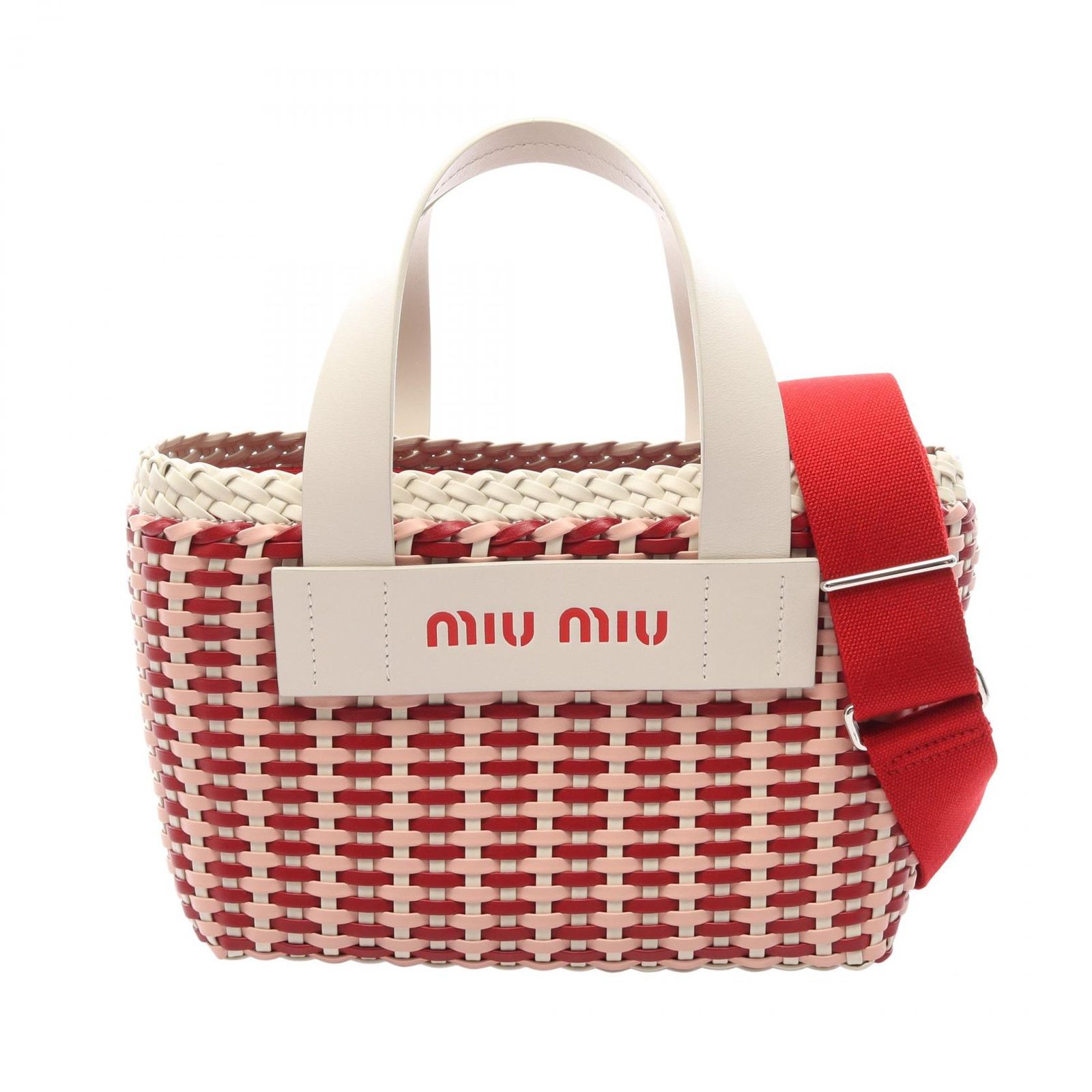 Miu Miu ミュウ ミュウ INTRECCIO 2WAY ハンドバッグ