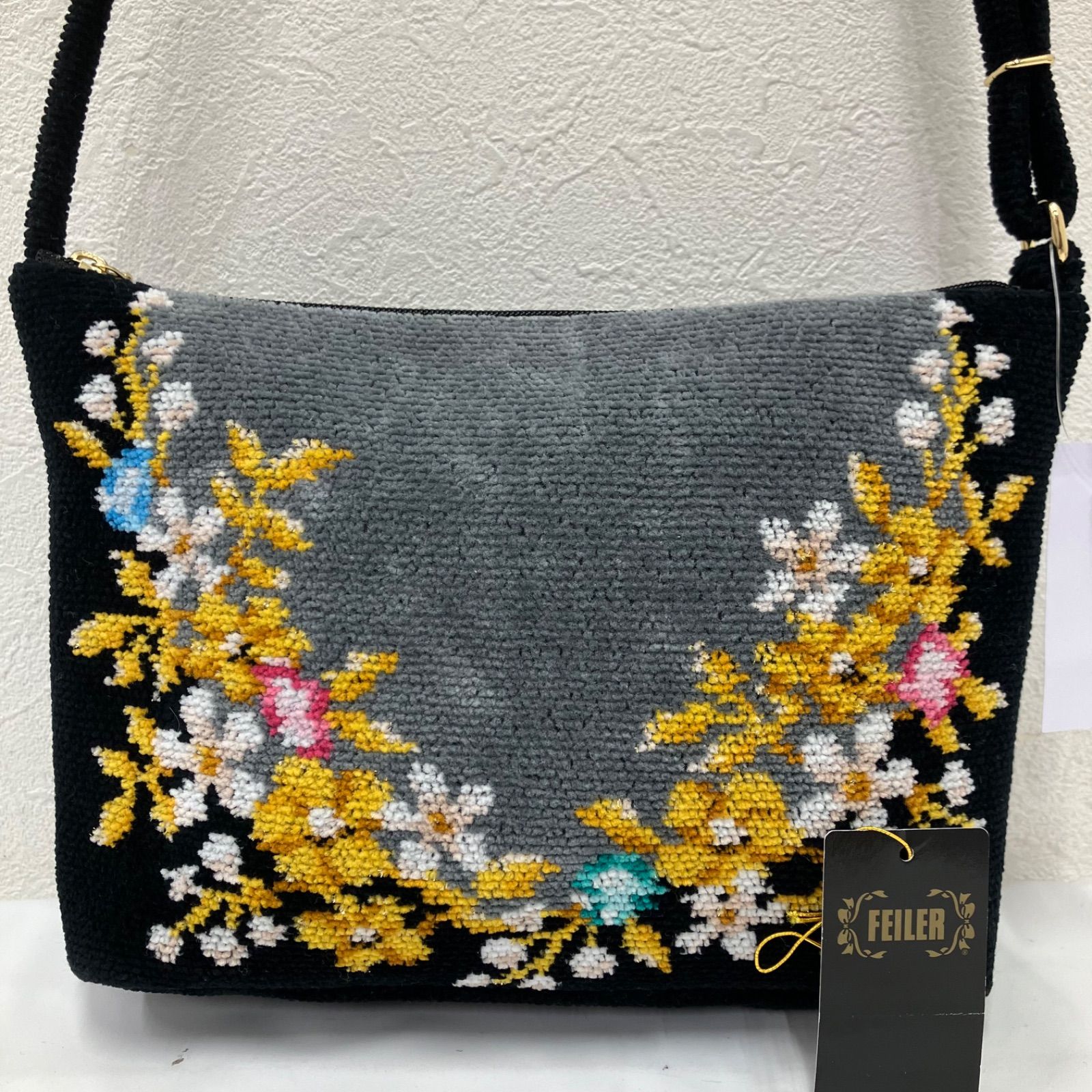 3888 【美品】 FEILER フェイラー ショルダーバッグ エーデル 