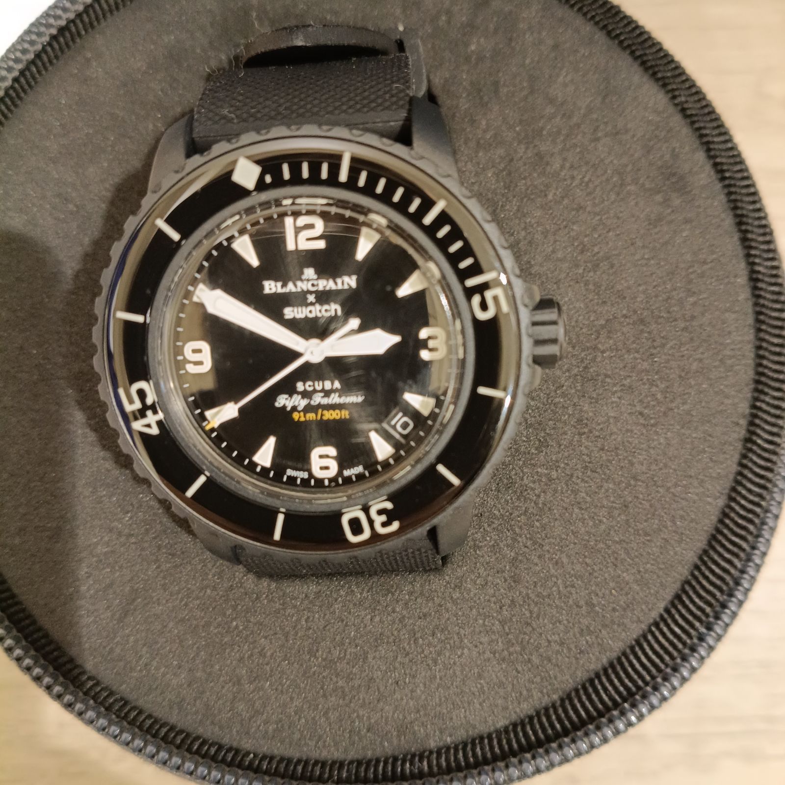 ☆【美品】ブランパン × スウォッチ オーシャン・オブ・ストーム