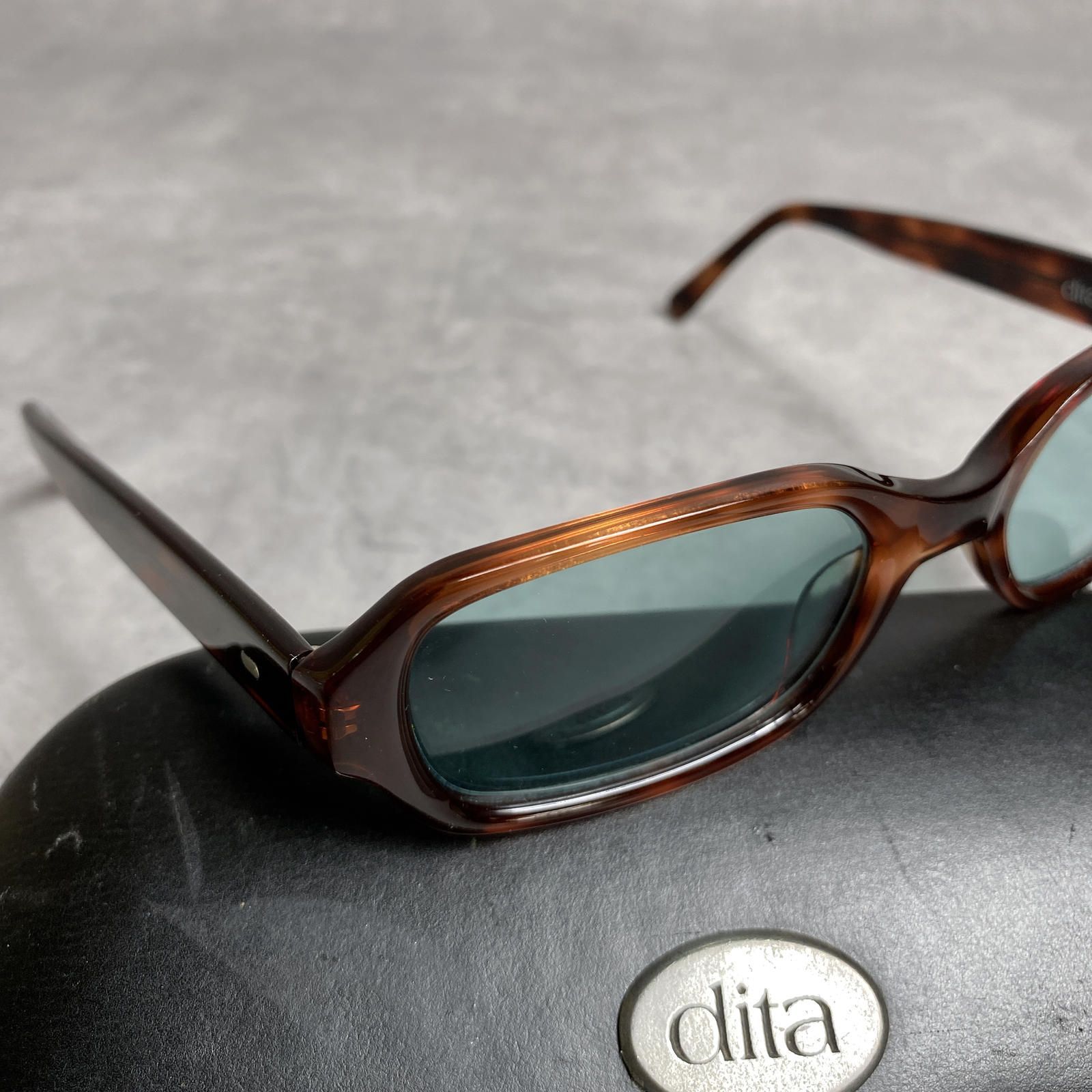 PQ472◇DITA : Jones べっ甲柄 セルフレームサングラス◇ブラウン