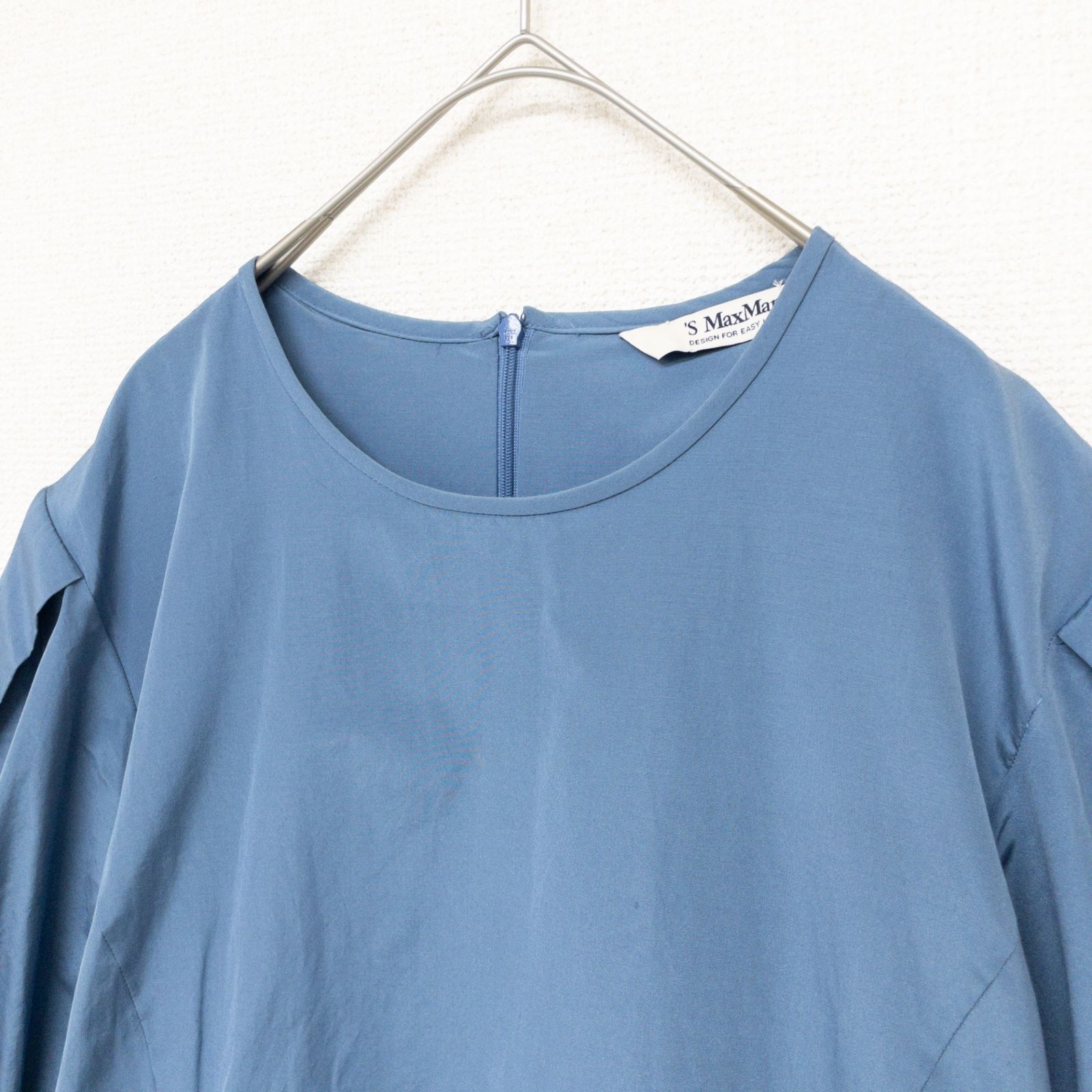 S MaxMara エスマックスマーラ ワンピース パフスリーブ タック