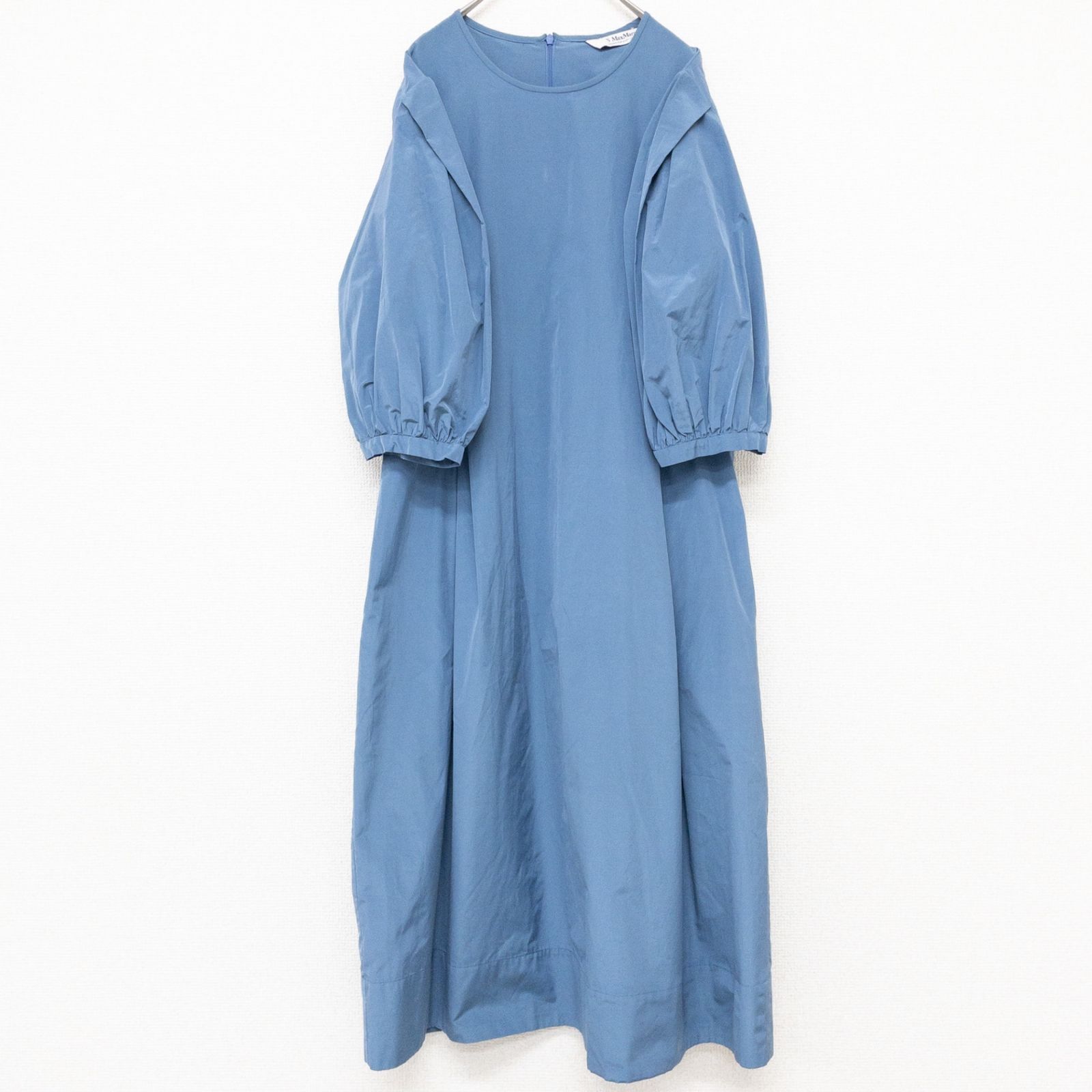 S MaxMara エスマックスマーラ ワンピース パフスリーブ タック