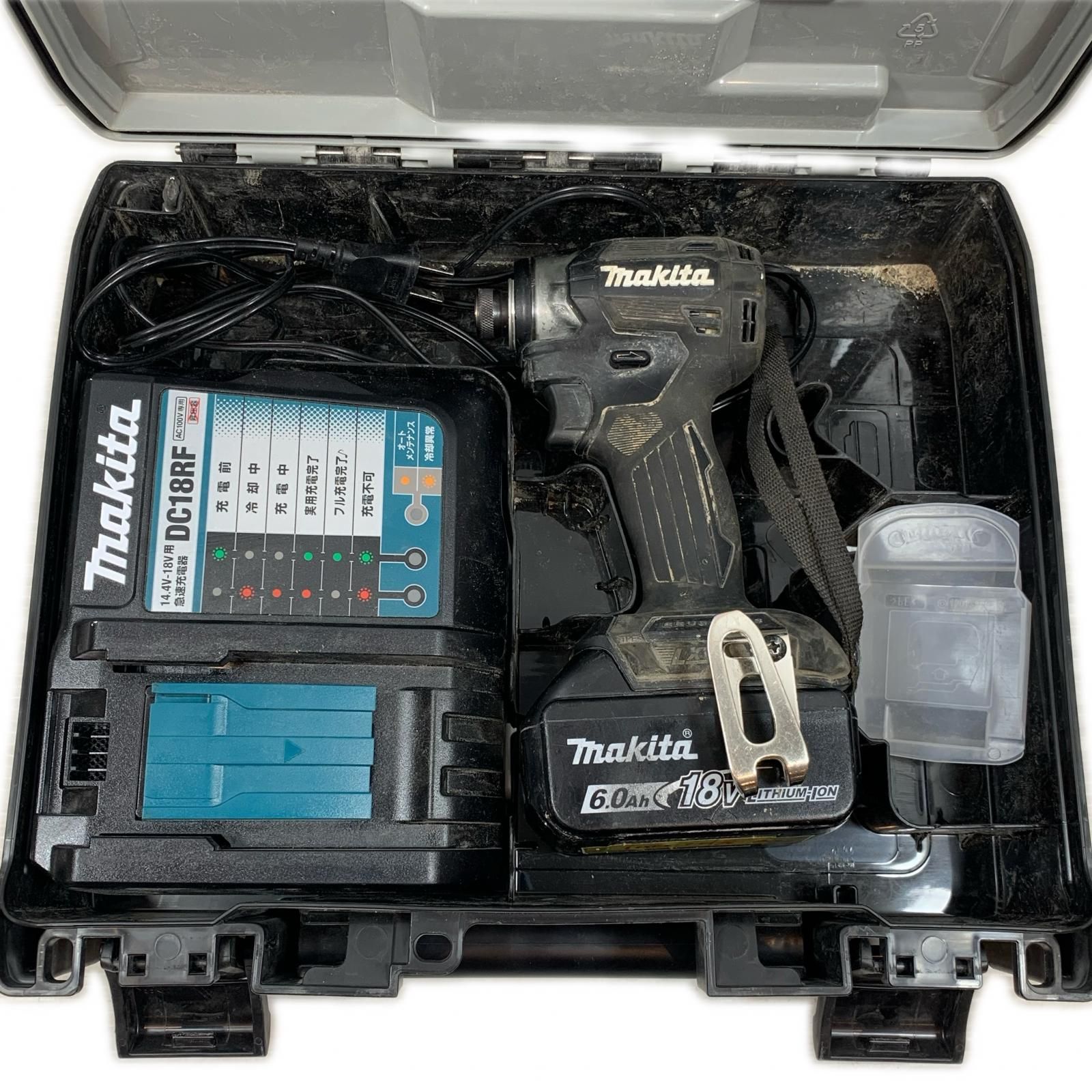MAKITA マキタ 締め付け工具 インパクトドライバ コードレス式 18v TD173DRGXB ブラック