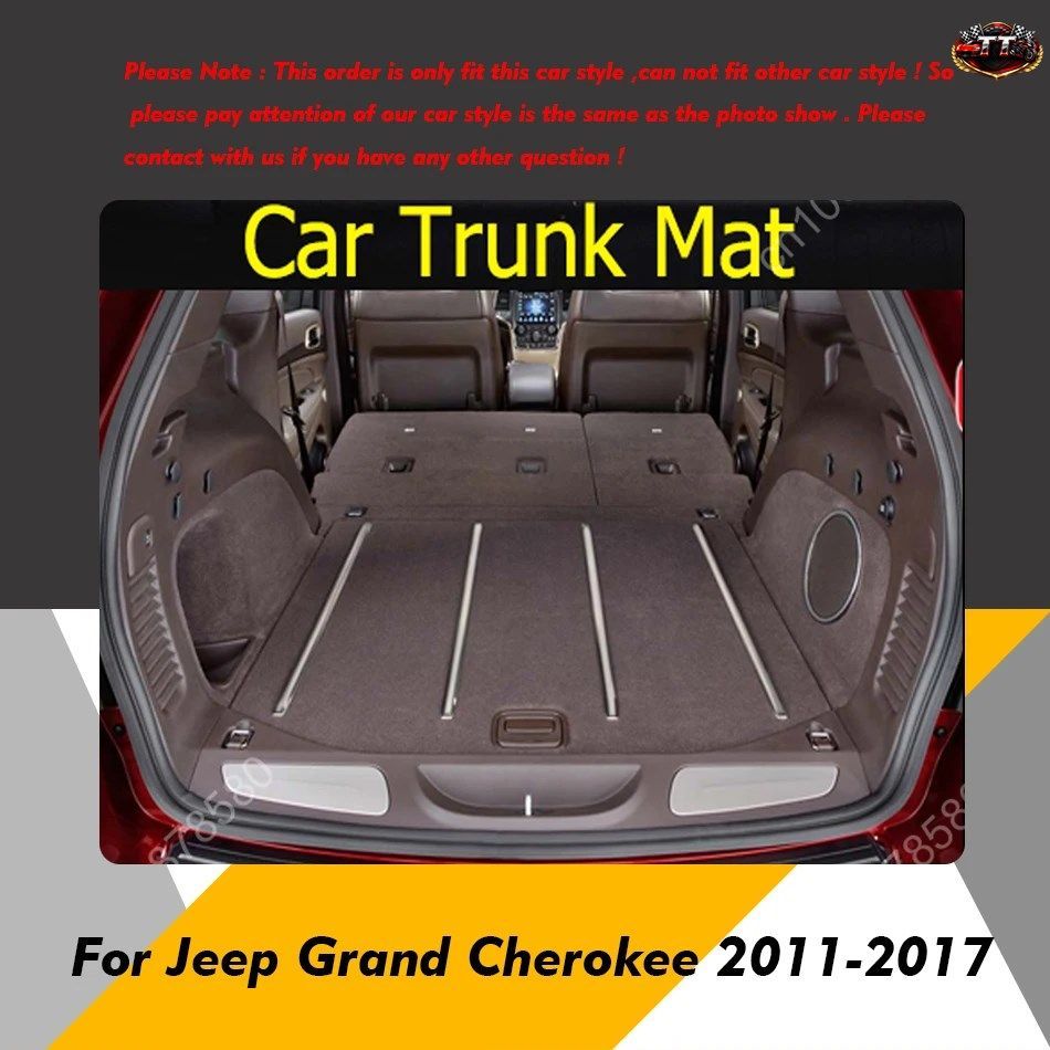 レザー製カー トランク マット ジープ グランドチェロキー 2011-2017 リア トランク フロア マット トレイ カーペット マッド