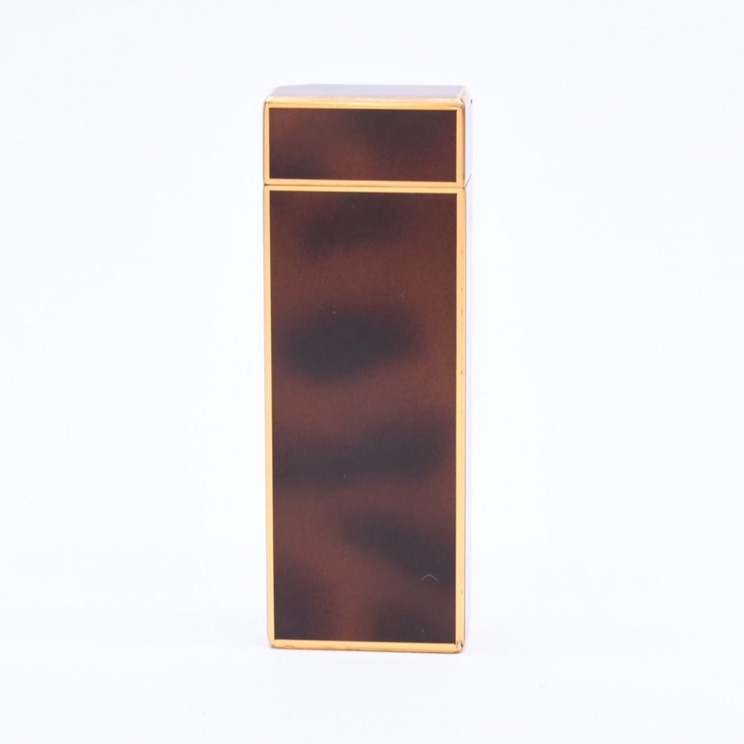 Cartier カルティエ オーバル ライター ゴールド ブラックラッカー 