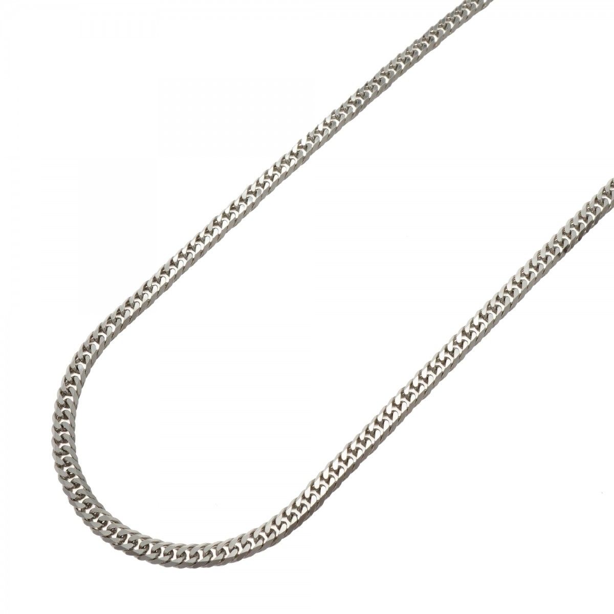 【6khf0027】喜平 ネックレス Pt850 プラチナ 6面 ダブル 55.8cm 22g キヘイ【中古】メンズ レディース ユニセックス