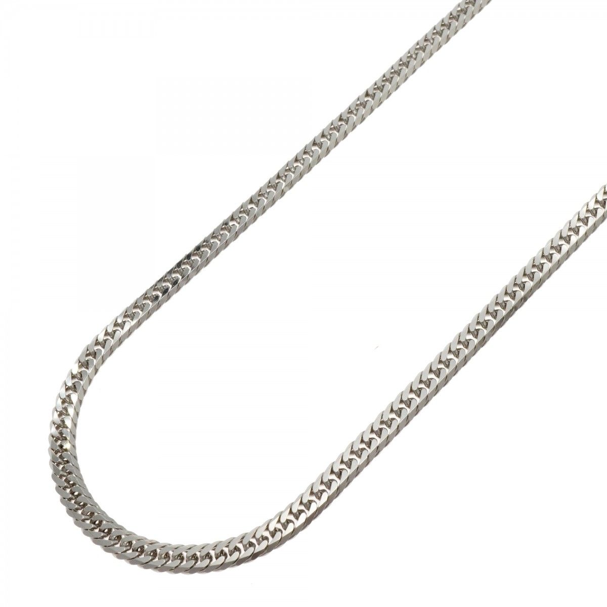【6khf0031】喜平 ネックレス Pt850 プラチナ 6面 ダブル 50.4cm 30.3g キヘイ【中古】メンズ レディース ユニセックス 153,015円
