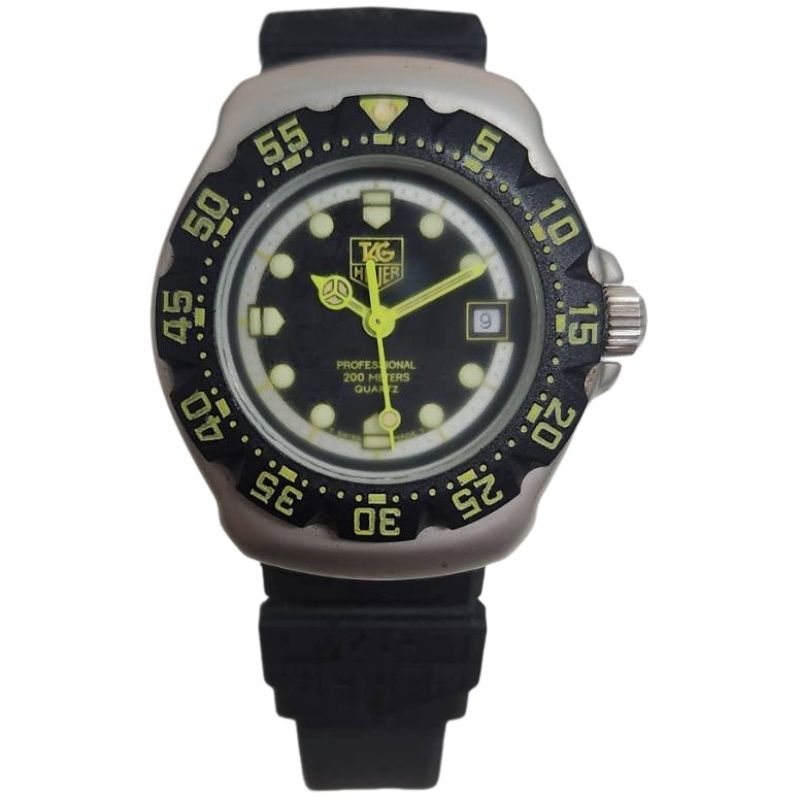 TAG HEUER タグ・ホイヤー フォーミュラ1 376.508 腕時計レディース クオーツ ブラック文字盤 未稼働品 【ジャンク品】 42605K409