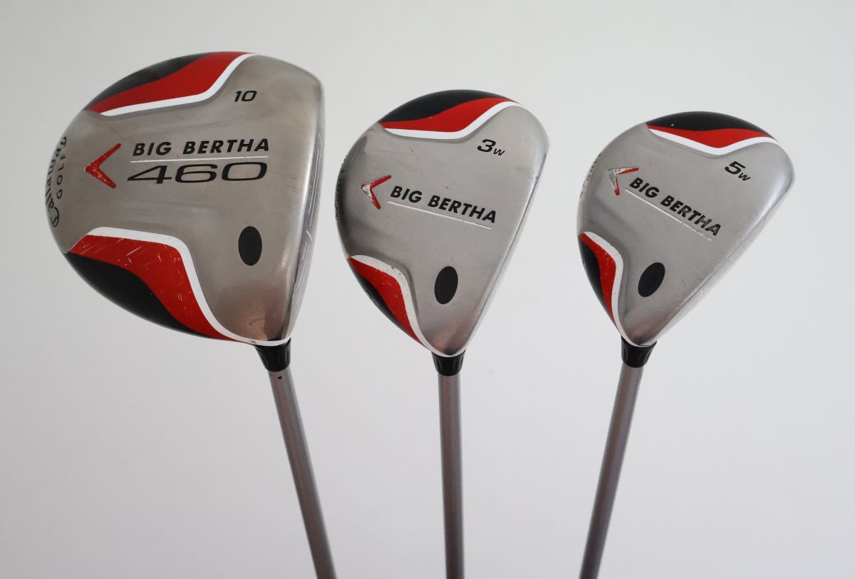 ●キャロウェイ★BIG　BERTHA☆ビッグバーサ【ドライバー＆3W＆5W　3本セット】2007年モデル BB SERIES 50wカーボン　R★日本仕様　(90726