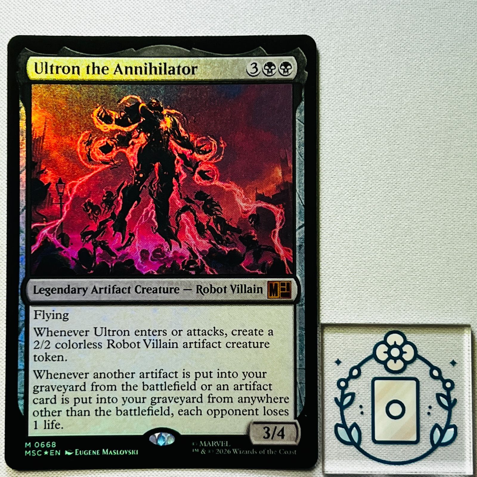 MTG【EN】【Foil】滅殺者ウルトロン/Ultron the Annihilator【M】(MSC