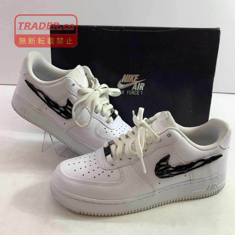 04w7274▽※【中古】Nike Women's Air Force 1 Low '07 LX IF1686-101 ナイキ ウィメンズ エアフォース1 ロー '07 LX メタルスウッシュ/ホワイト/ブラック 26.5cm【八王子店】