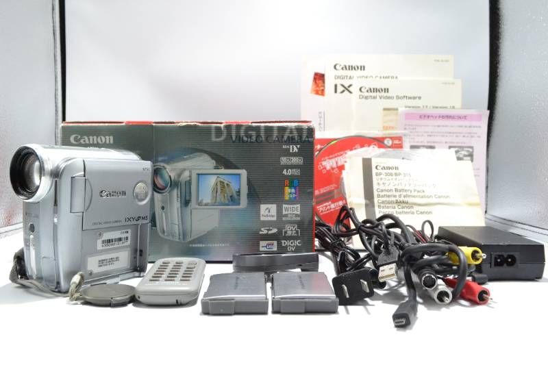 動作品】Canon キャノン IXY DV M5 MiniDV ビデオカメラ 元箱付