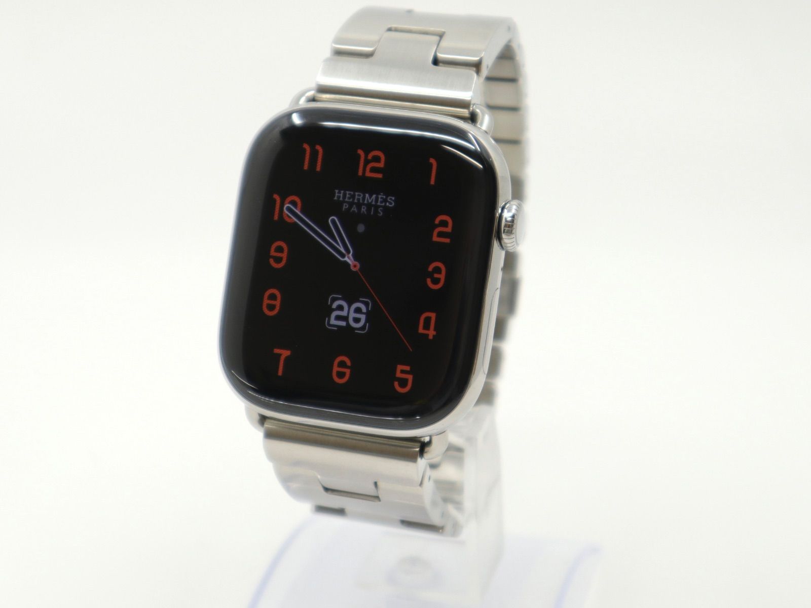 【中古】Apple Watch Hermès Series 10 46mm GPS + Cellular チタニウムケース グランHバンド エルメススポーツバンド MX193J/A #0790
