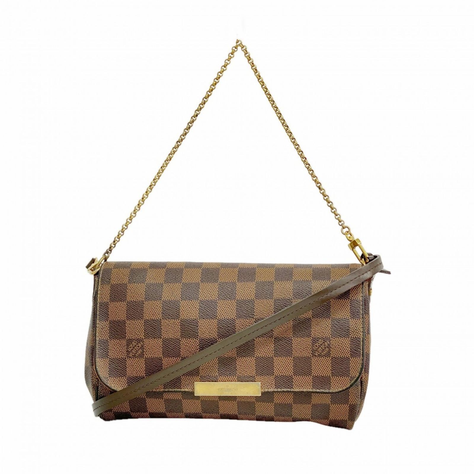 ルイ・ヴィトン(Louis Vuitton) ルイ・ヴィトン ハンドバッグ ダミエ フェイボリットMM N41129 エベヌ 2wayバッグレディース
