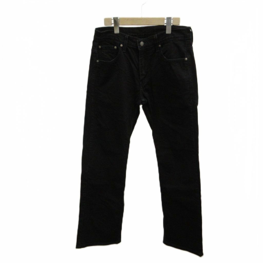 リーバイス Levi's ルーズ ストレート ブラックデニム デニムパンツ W29 黒 ブラック ストレート 無地 00569-0125 /SH ■GY50