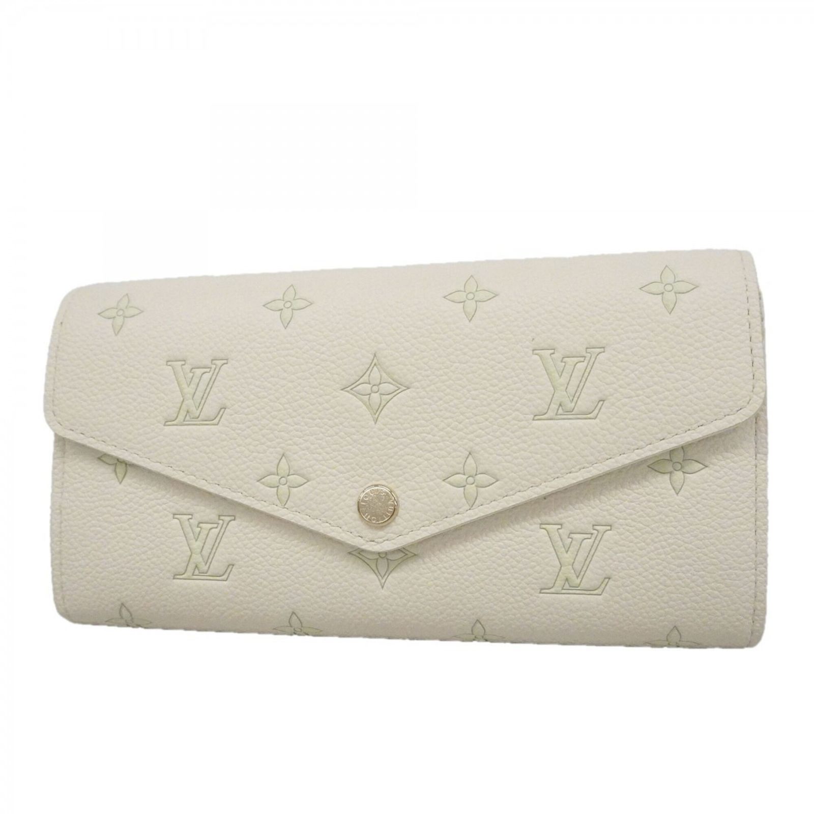 ルイ・ヴィトン(Louis Vuitton) ルイ・ヴィトン 長財布 スウィートエスケープコレクション ポルトフォイユサラ M27740 グリーン ミルキーホワイトレディース