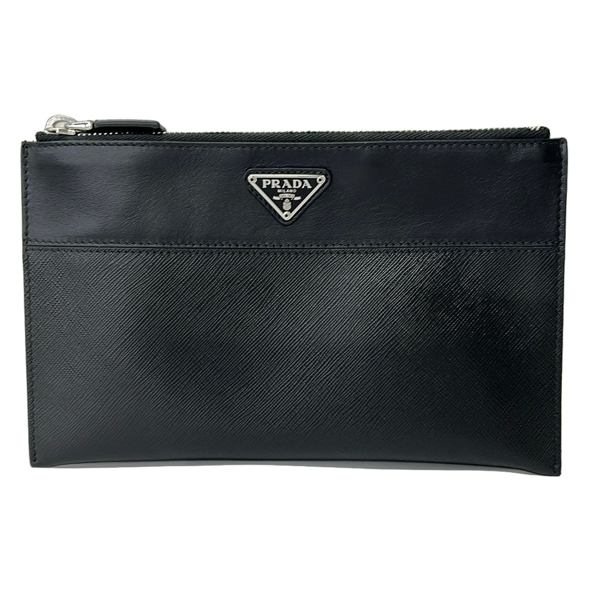 PRADA(プラダ) ポーチ美品 - 黒 レザー