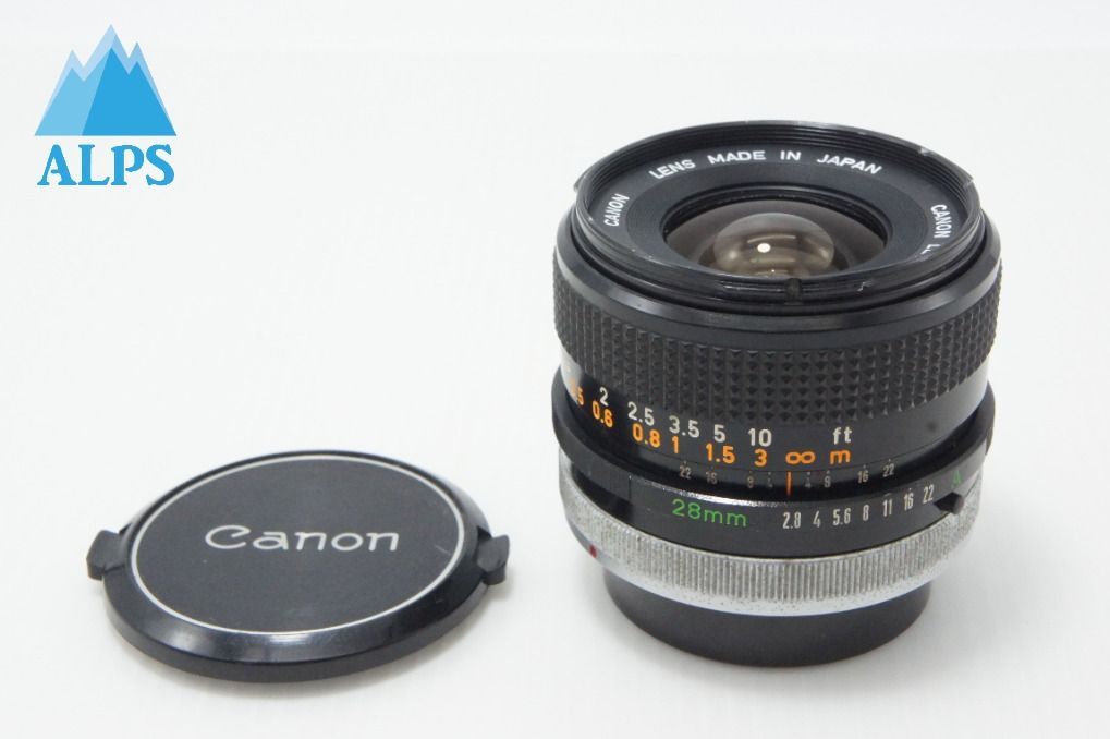 Canon キヤノン FD 28mm F2.8 S.C. FDマウント MF 単焦点レンズ