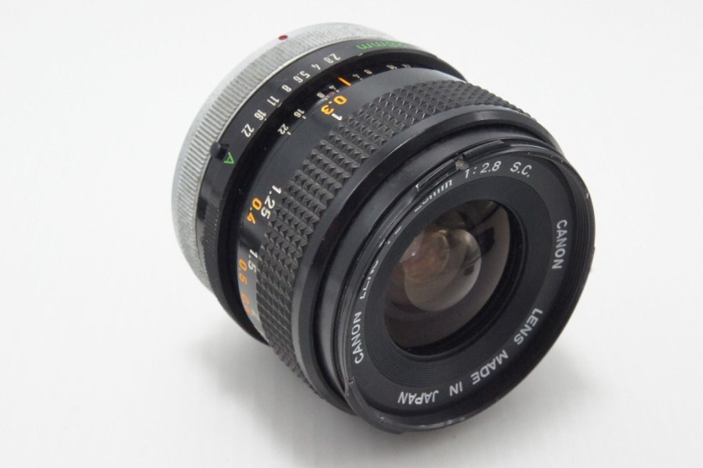 Canon キヤノン FD 28mm F2.8 S.C. FDマウント MF 単焦点レンズ