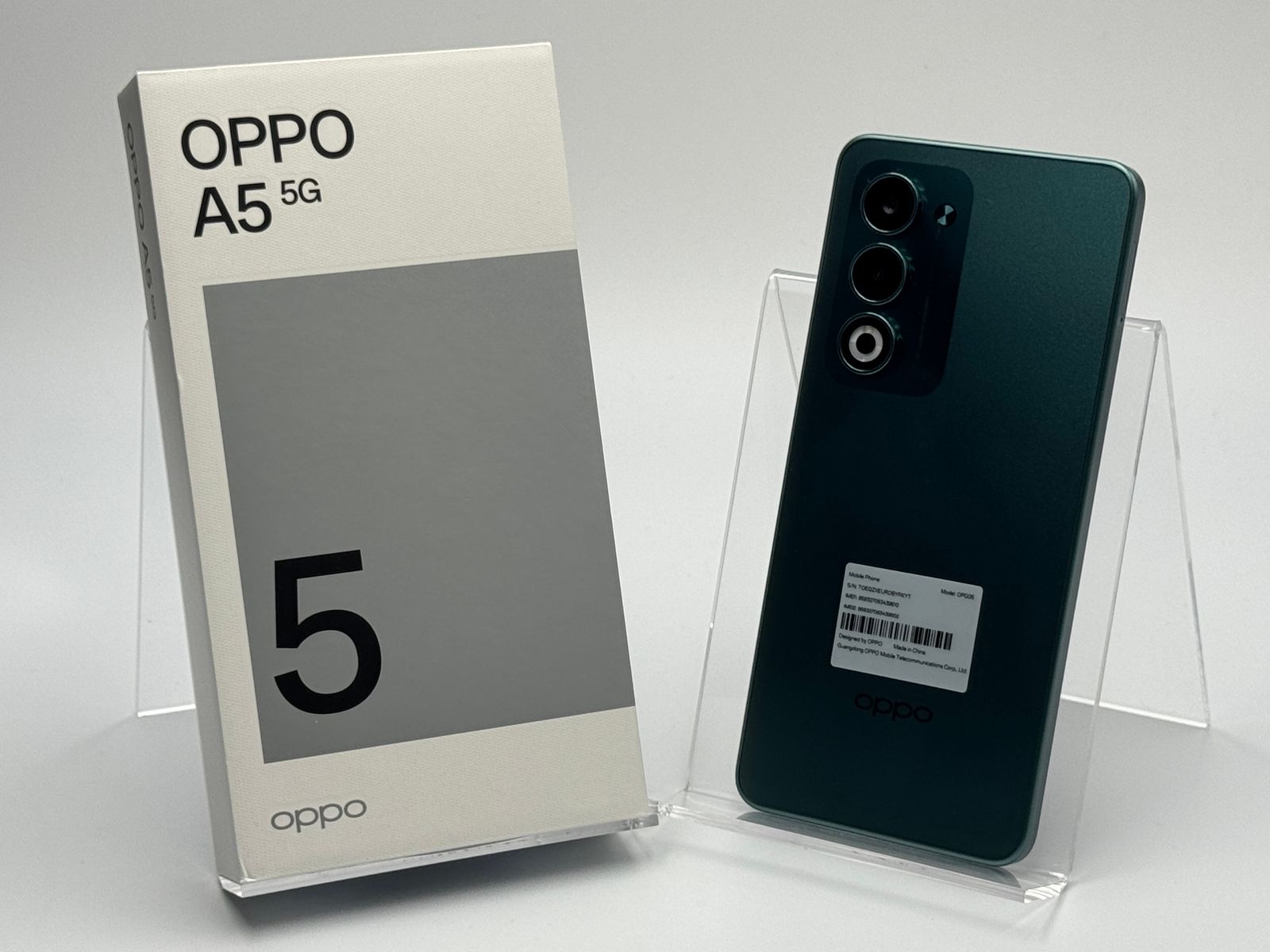 【中古A】OPPO A5 5G OPG06 グリーン SIMフリー 白ロム
