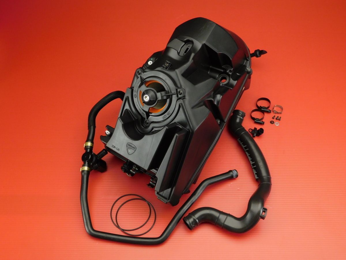 140 美品☆ ドゥカティ SS937S スーパースポーツS 純正 エアクリーナー ASSY ホース フィルター付 44212781B Airbox Intake Air Filter @e5207V31