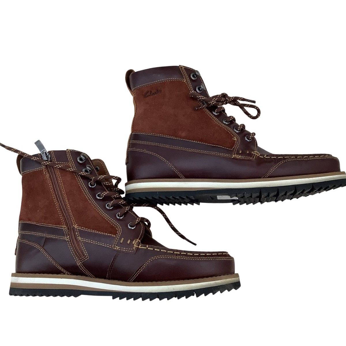 CLARKS クラークス メンズ ブーツ SIZE UK7(26cm相当) ブラウン - メルカリ