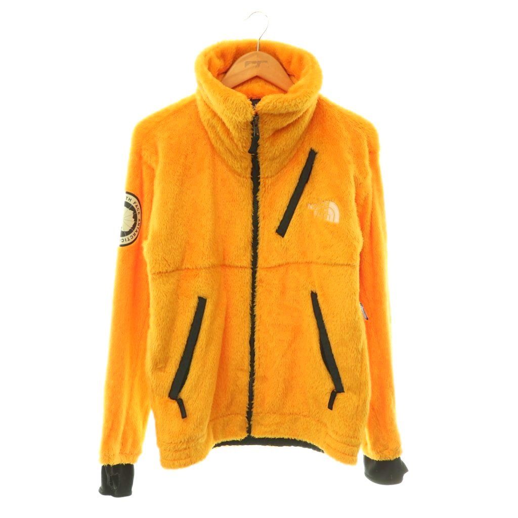 ザノースフェイス THE NORTH FACE NA61930 ジャケット フリース ロゴ刺繍 ブルゾン ジップアップ L オレンジ /NR