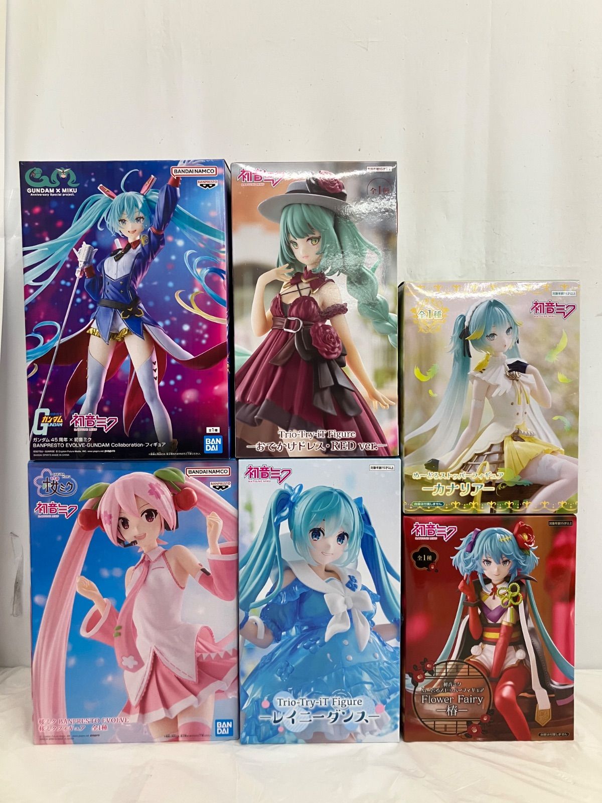 未開封 初音ミク フィギュア まとめ 各種6個セット LF6B41 f107