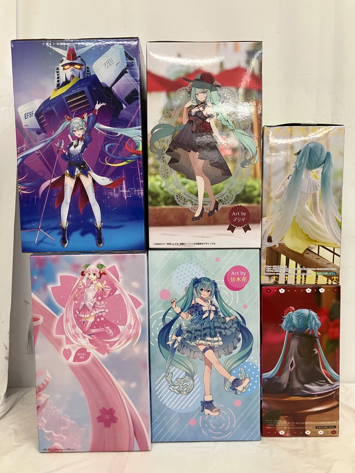 未開封 初音ミク フィギュア まとめ 各種6個セット LF6B41 f107