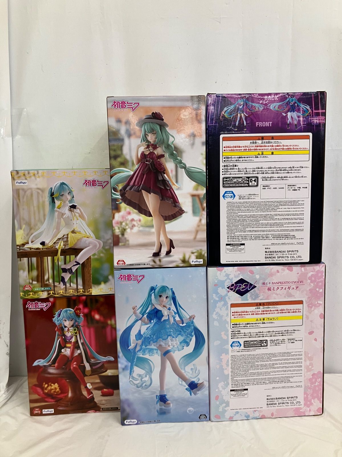 未開封 初音ミク フィギュア まとめ 各種6個セット LF6B41 f107