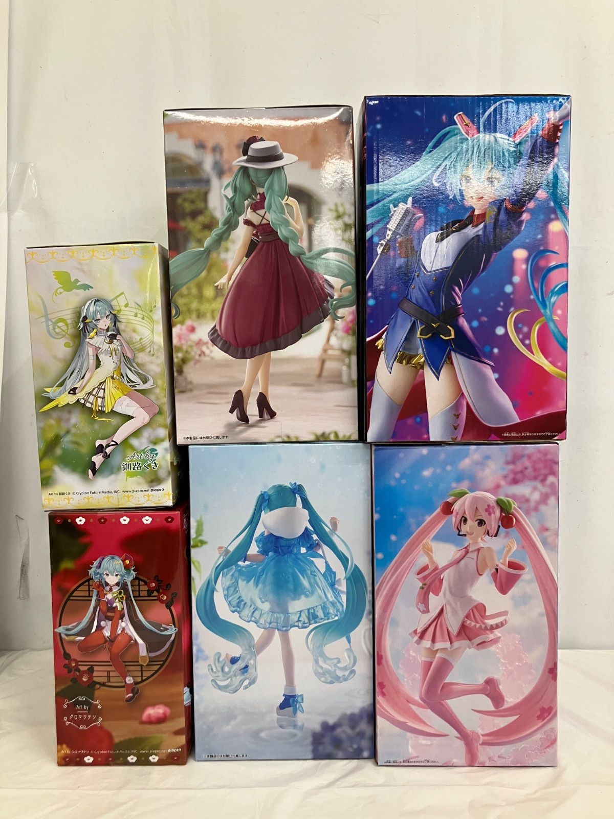 未開封 初音ミク フィギュア まとめ 各種6個セット LF6B41 f107