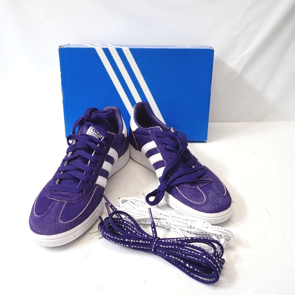 Ft1354201 アディダス スニーカー 靴 HANDBALL SPEZIAL ハンドボール スペツィアル IH9984 パープル/ホワイト 26.5cm メンズ adidas 中古