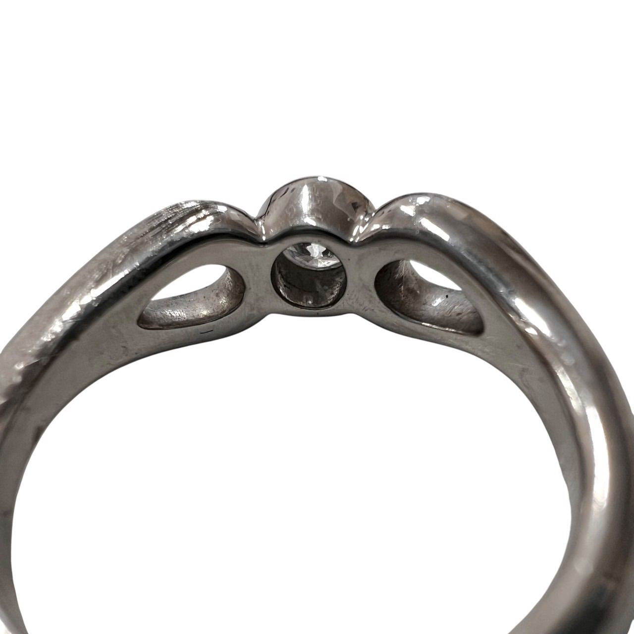 TIFFANY＆CO. ティファニー ダイヤ pt950 ダブルオープン ディア