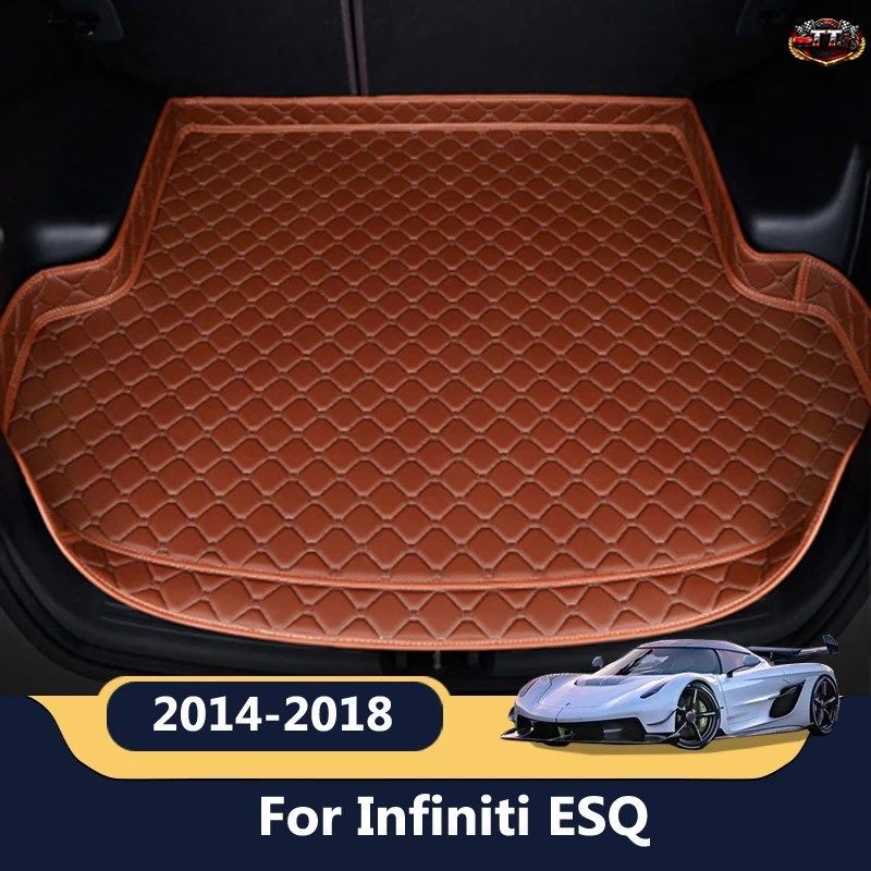 最高のハイサイドカー トランクマット インフィニティ ESQ 2014 - 18 カーゴライナー カーペット インテリアカバー