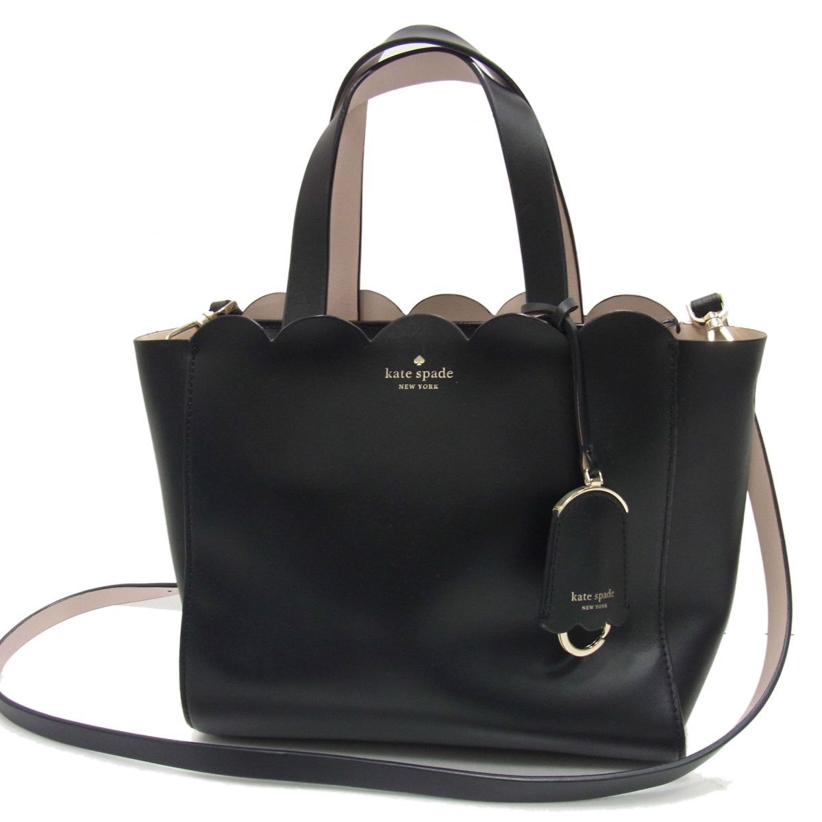定価5万円☆kate spade スカラップ 2WAY ハンドバッグ ショルダーバッグ ケイトスペード マグノリア ストリート ミニ ミナ レディース