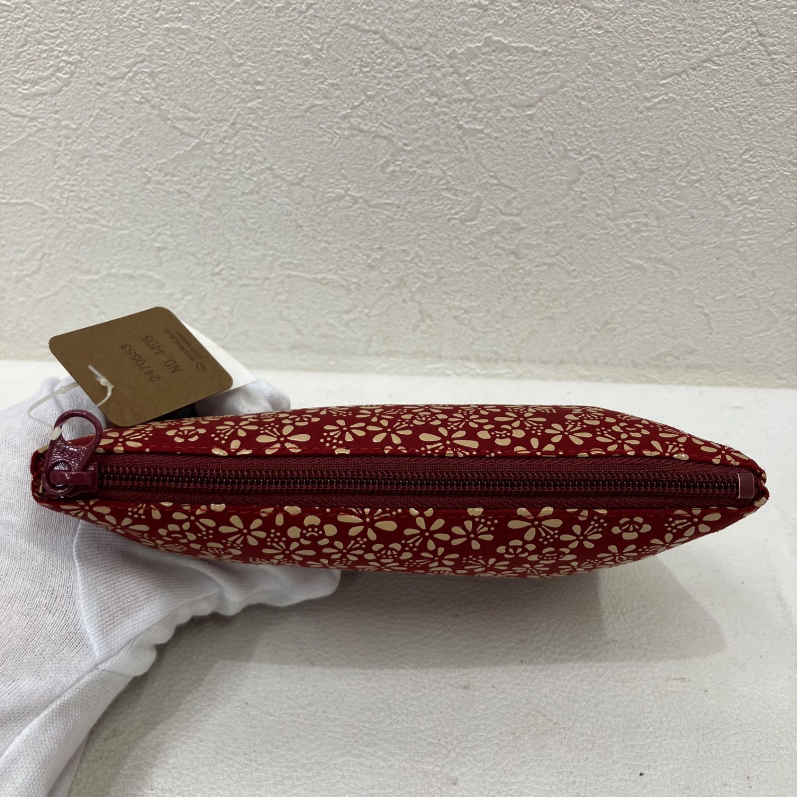 3477 新品未使用品 印傳屋 甲州印傳 インデンヤ ポーチ バニティポーチ