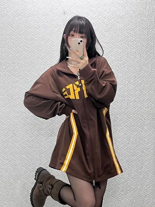 ナイキ レトロ 00's チョコブラウニー フォース ジャージ ジップアップ L C12631