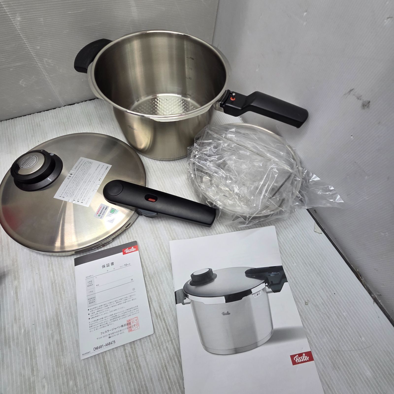 6 S05377 Fissler フィスラー 圧力鍋 コンフォート プレミアムプラス 4.5L なべ 調理器具