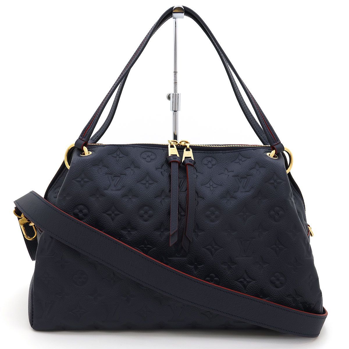 【 美品 】LOUIS VUITTON ルイ・ヴィトン ショルダーバッグ モノグラム アンプラント ポンテュPM M43721 2way マリーヌルージュ レディース